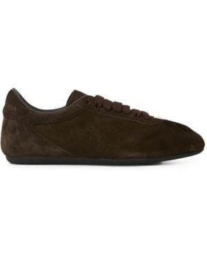 Dolce & Gabbana Logo-Appliqué Trainers - Brown