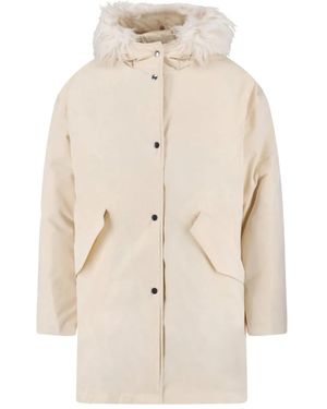 Jil Sander Parka mit Kapuze - Natur