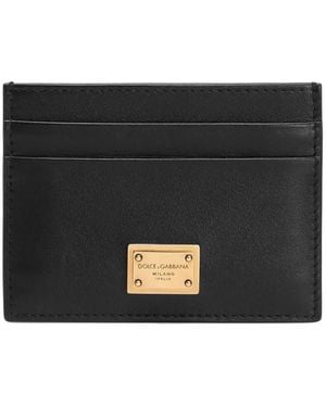 Dolce & Gabbana Leather Cardholder - Black