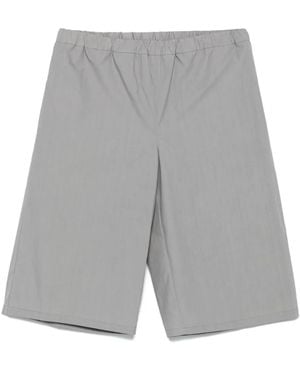Rier Gewachste Popeline-Shorts - Grau
