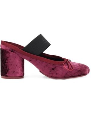 MM6 by Maison Margiela Pumps Mit Elastischen Riemen - Lila