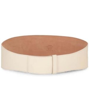Tom Ford Wide-Style Leather Belt - Natural