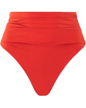 Jacquemus The Drapeado Bikini Bottoms - Red