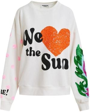 Essentiel Antwerp Ihexperience Sweatshirt - White