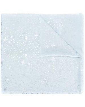 Stella McCartney Schal Mit Print - Blau