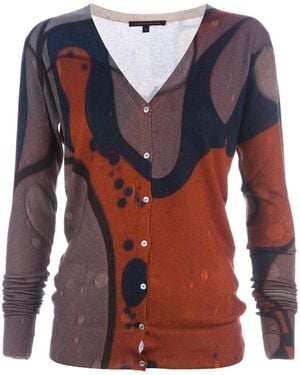 Christopher Kane Marble print cardigan - Azul