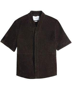 Axel Arigato Reed Suede Shirt - Black