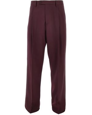 MARSĒM Pleated Pants - Purple