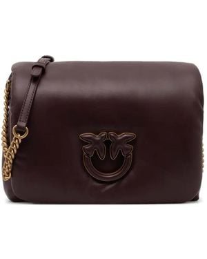 Pinko Classic Love Bag Click Puff ショルダーバッグ - パープル