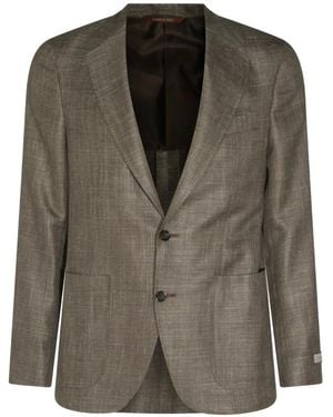 Canali Single-Breasted Blazer - Green