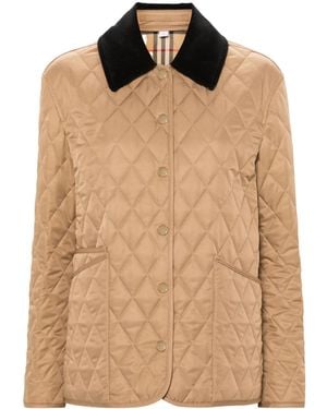 Burberry Autumn Elegance Quilted Jacket - Brown