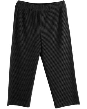 Issey Miyake Pleated Trousers - Black