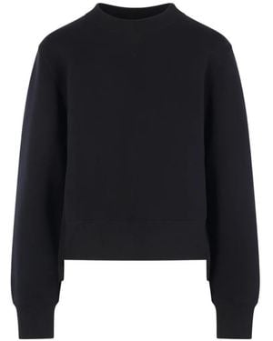 Sacai Jersey Con Cuello Redondo - Azul