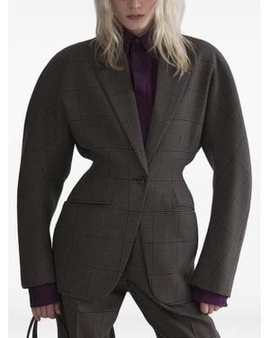 Mugler Chaqueta Con Lazo - Negro