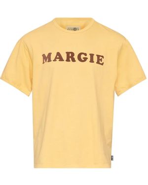 MM6 by Maison Margiela Jersey T-Shirt - Yellow