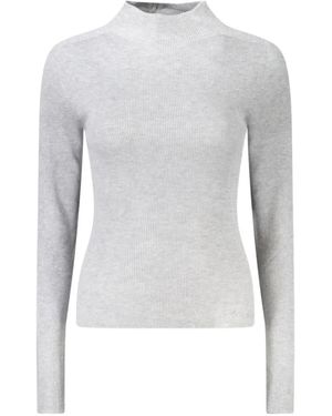 Guess Top Con Cuello Alzado - Blanco