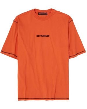 OTTOLINGER Classic Logo T-Shirt - Oranje
