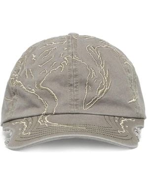 ROA Ryli Embroidered Baseball Cap - Grey