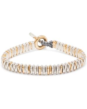 MAOR 18k Yellow Gold Vermeil Zig Bracelet - White