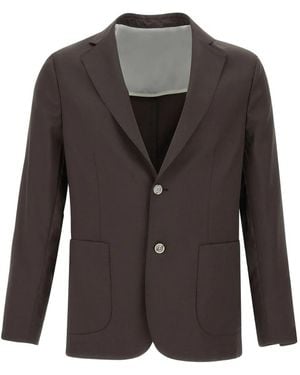 Barba Napoli ウール ジャケット - ブラック