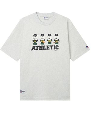 Chocoolate Graphic Print T-Shirt - Grey