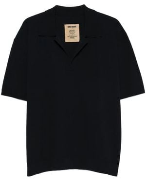 Uma Wang Knitted T-Shirt - Black