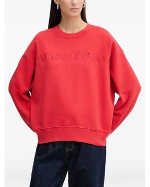 Marc O' Polo Sudadera Con Logo - Rojo