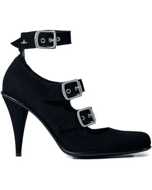 Vivienne Westwood Pumps mit Schnallenriemen 90mm - Schwarz