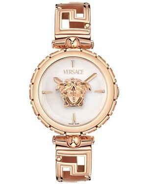 Versace Reloj Medusa Jewel de 34 mm - Blanco