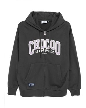 Chocoolate Felpa Con Cappuccio - Grigio