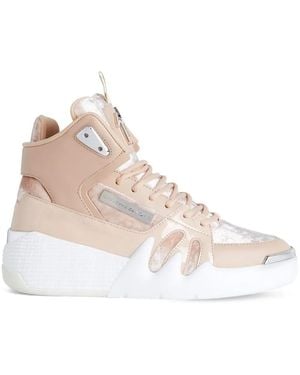 Giuseppe Zanotti Talon High-Top Trainers - Natural