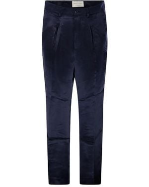 Marco Coppola Pleated Pants - Blue