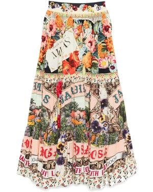CAMILLA Aromatic Amor High-Waisted Skirt - Red
