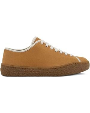 Camper Peu Terreno Suede Trainers - Brown