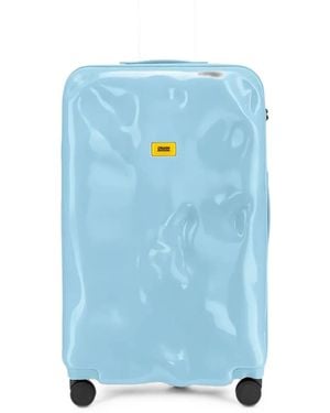 Crash Baggage Large Icon Dented Suitcase - Blue