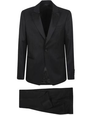 Lardini Wool Suit - Black