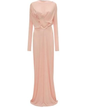 Victoria Beckham Cut-Out Gown - Pink