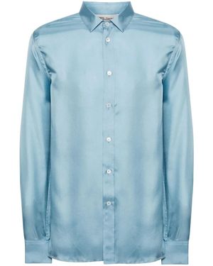 MODES GARMENTS Lightweight Silk Shirt - Blue