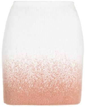 OTTOLINGER Gradient-Effect Knitted Miniskirt - Pink