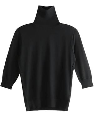 The Row Top Met Col - Zwart