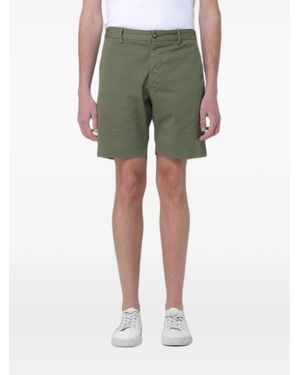 Brooksfield Gabardine Bermuda Shorts - Green