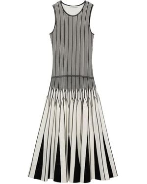 Jonathan Simkhai Robe Mi-Longue Oaklen Illusion - White