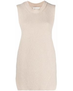 Nanushka Sleeveless Knit Top - Natural