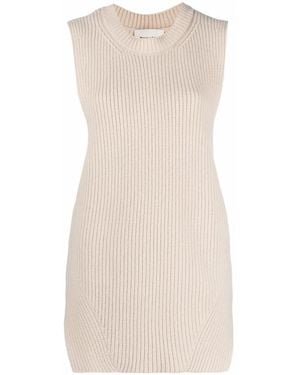 Nanushka Sleeveless Knit Top - Natural