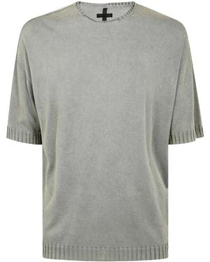 MD75 リブトリム Tシャツ - グレー