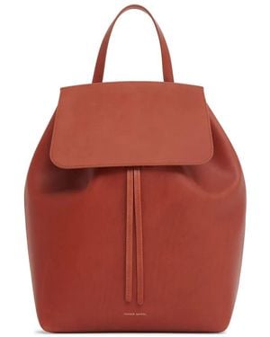 Mansur Gavriel Classic レザーバックパック - レッド