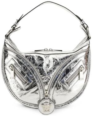 Versace Small Repeat Shoulder Bag - White