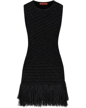 Simon Miller Mira Crochet Mini Dress - Black