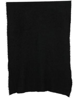 Faliero Sarti Nuovo Pedro Frayed-Edge Scarf - Black