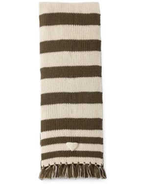 Prada Alpaca Wool Scarf - Natural